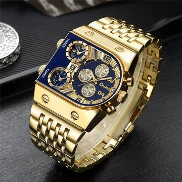 Men Luxury Gold Quartz Wrist Watches