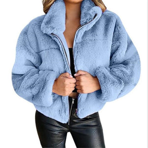 Women Faux Fur Warm Coat