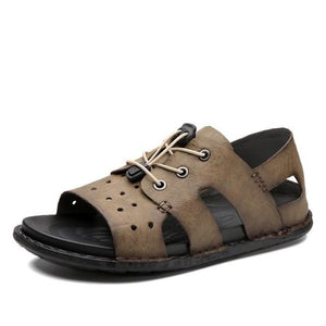 Men's Summer Genuine Leather Outdoor Sandals