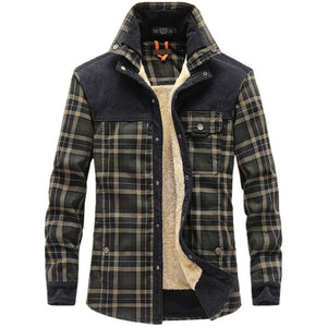 Men's Winter Plaid Jackets