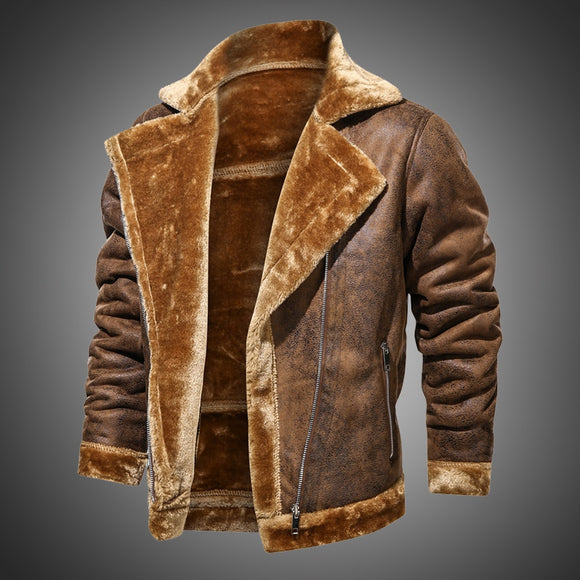 Mens Suede Leather Jacket