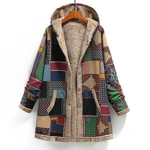 Women Winter Vintage Coat