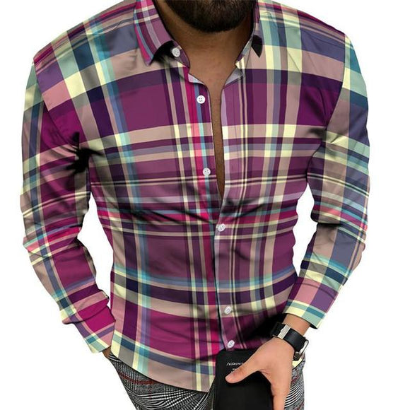 Men's New Fashion Printed Shirt