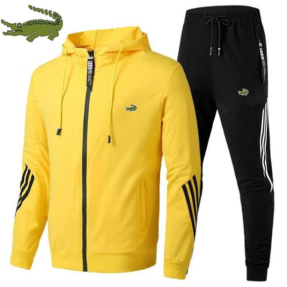 Men Casual Long Sleeve Sports Suits