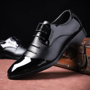 British Men Pointed Toe Fashion Shoes