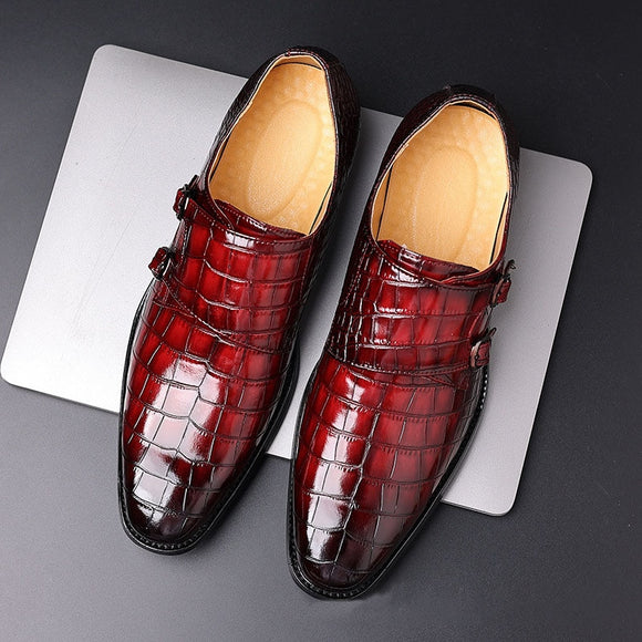 Men's Pointed Dress Oxford Shoes