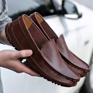 Men Casual Breathable Leather Shoes