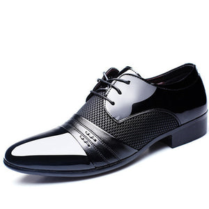 Men Business Leather Oxfords Shoes