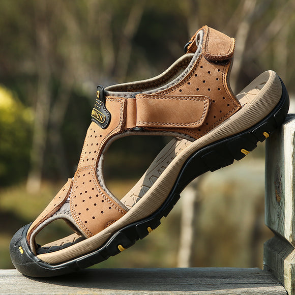Men's Fashion Casual Cow Leather Sandals