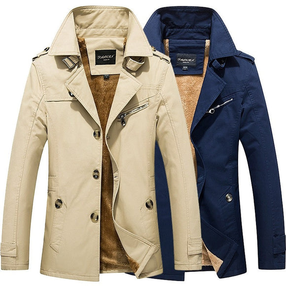 2022 Men High Quality Trench Coat
