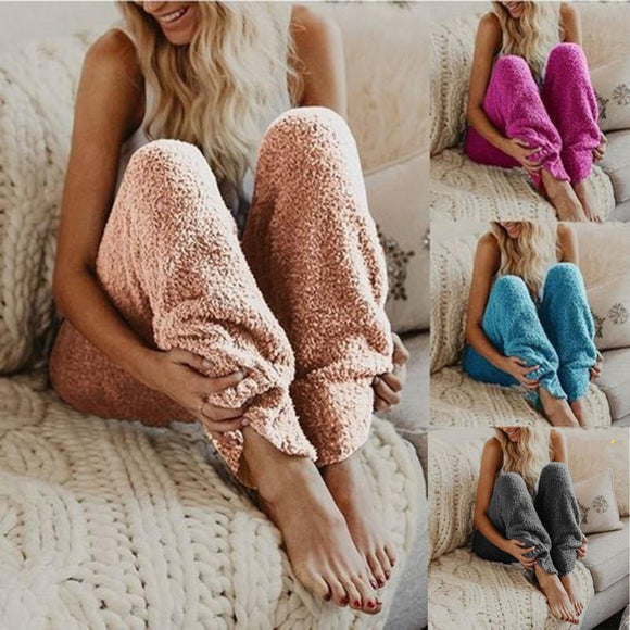 Women's winter  warm sleep pants