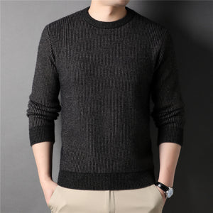 Men New Casual O-Neck Knitted Pullover