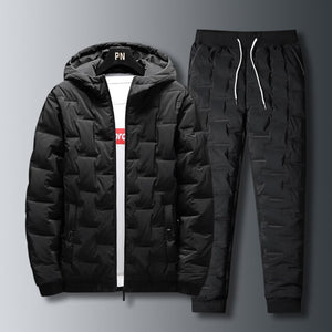 Men Tracksuit Sets Thick Windproof