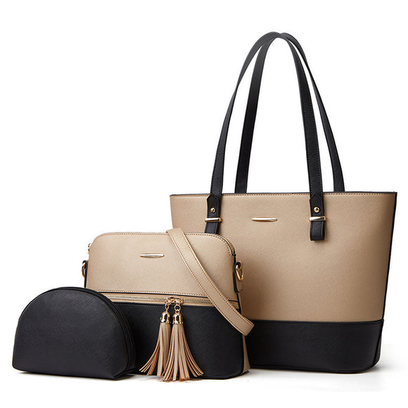 Large Capacity Women Pu Leather Handbags