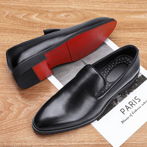 Men Slip-On Leather Casual Shoes