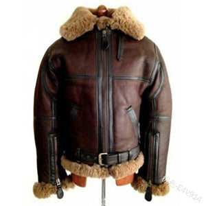 Mens Outdoor Thermal Leather Coats