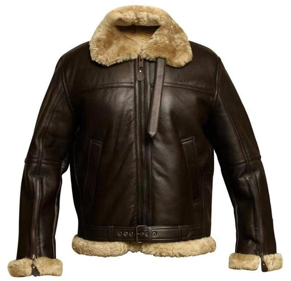 Man Winter Warm Leather Jackets
