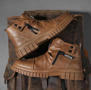 Men Winter Solid Colors Ankle Boots