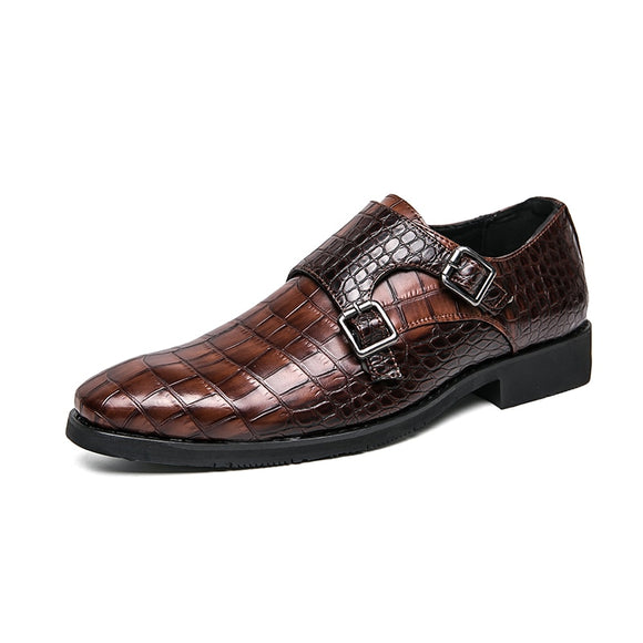 Men Casual Crocodile Style Fashion Shoes