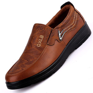Men Casual Upscale Leather Loafers
