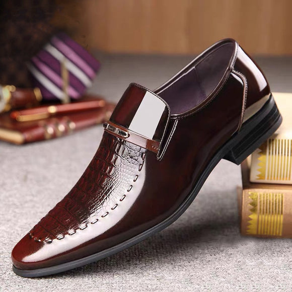 Men Patent Leather Formal Shoes