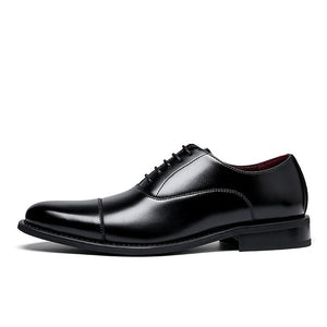 Men Business Pointed Toe Leather Shoes