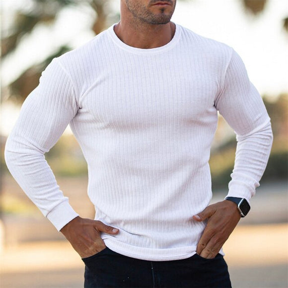 Men Tight-fitting Long Sleeve T-shirts