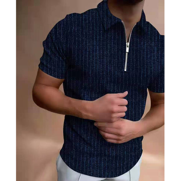 Men Short Sleeve Streetwear Polo Shirts