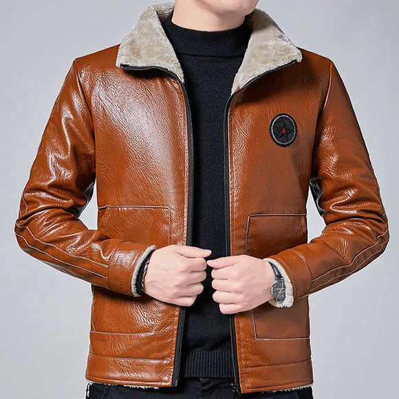 Men Winter New Leather Jackets