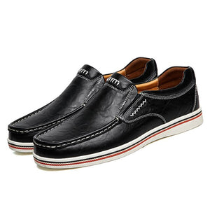 Men's Leather Casual Handmade Flat Shoes