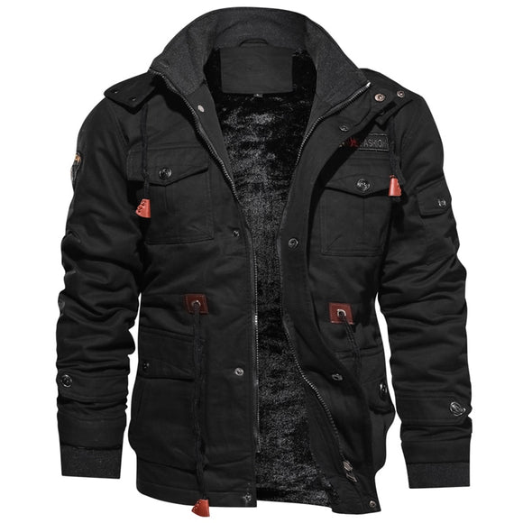 Men's Military Bomber Leather Jackets