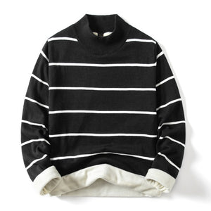 Mens Vintage Stripe Knitted Sweaters