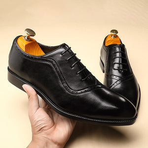 Men's Lace-Up Business Oxfords Shoes