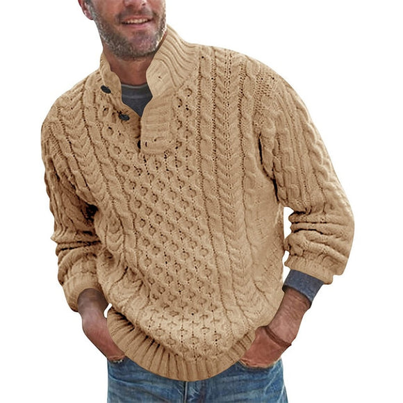 Mens Winter Leisure Knitted Sweater