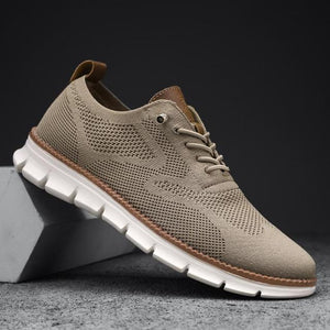 Mens New Casual Knitted Mesh Shoes
