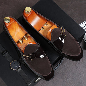 Men New Slip On Leather Office Shoes
