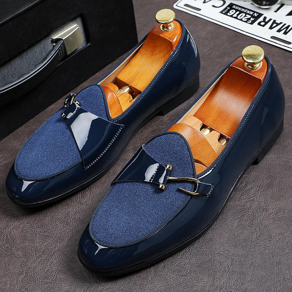 Men New Slip On Leather Office Shoes