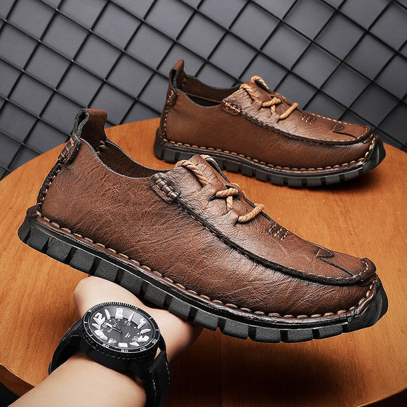 Men New Fashion Casual Leather Shoes