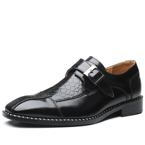 Men Oxford Patent Leather Dress Shoes