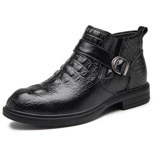 Men New Quality Leather Ankle Boots