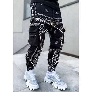 Men Street Hip-Hop Printing Pants