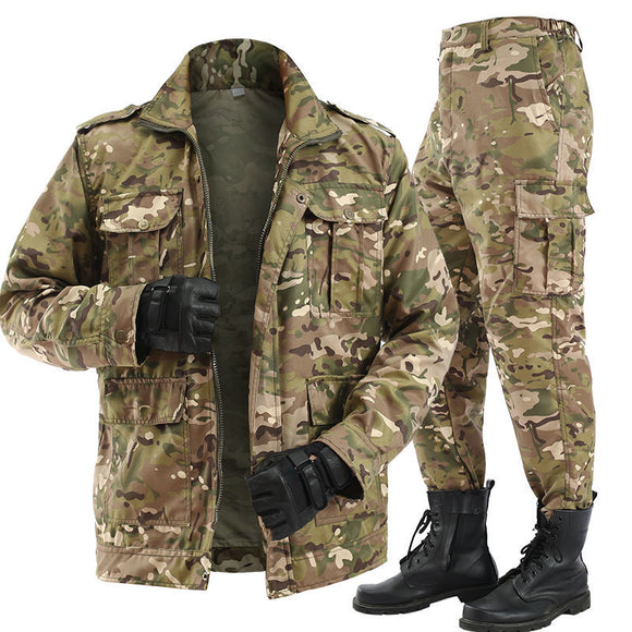 Men New Ruins Camouflage Overalls Suit