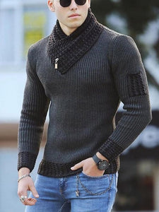 Men New Pullover Turtleneck Sweater