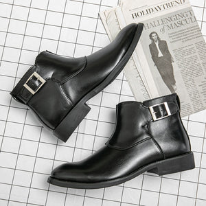 Men New Spring Leather Quality Boots