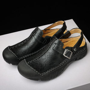 Summer Men Soft Leather Casual Shoes