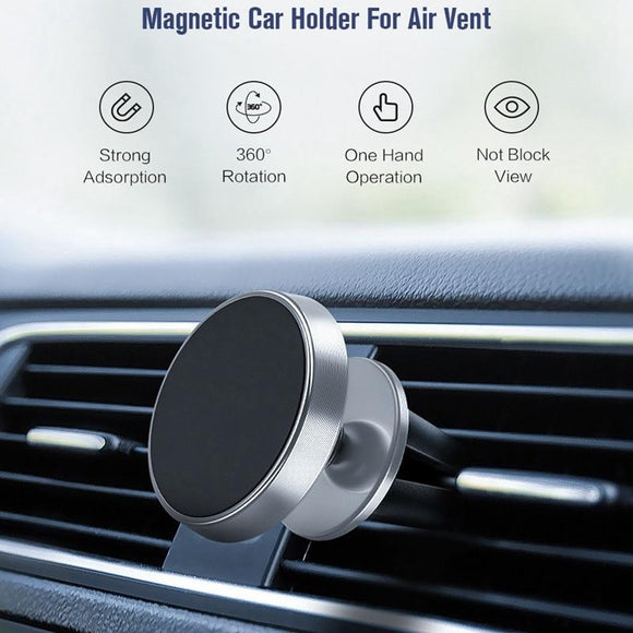 Phone Accessories - Universal Car Phone Holder Magnetic Air Vent Magnet Mobile Phone Car Holder For Cell Phone Car Mount Holder