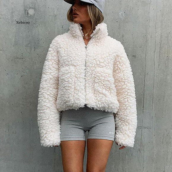 Women New Winter Fake Fur Coat