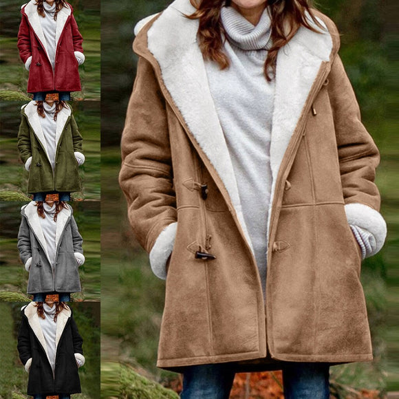 Women Plus Warm Velvet Coat