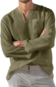 Men's Comfortable Breathable Long Sleeve Shirt