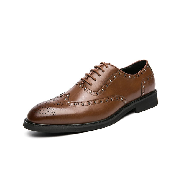 Men Retro Classic British Style Shoes